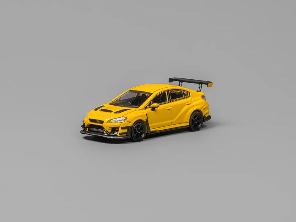 CM Model 1/64 Subaru WRX STI Varis Widebody Ver1.0 Yellow