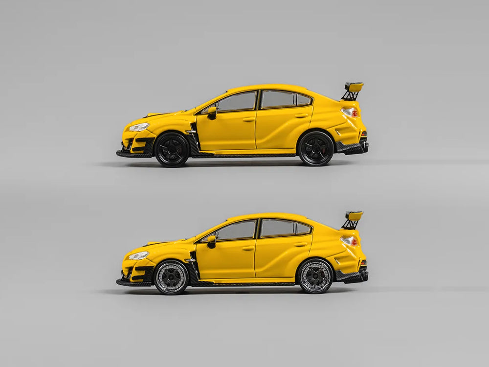 CM Model 1/64 Subaru WRX STI Varis Widebody Ver1.0 Yellow