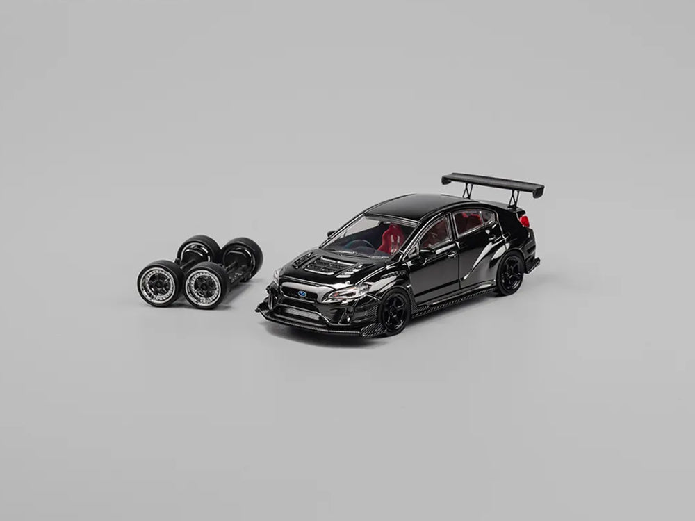 CM Model 1/64 Subaru WRX Varis Widebody Ver 2.0 Chrome Black