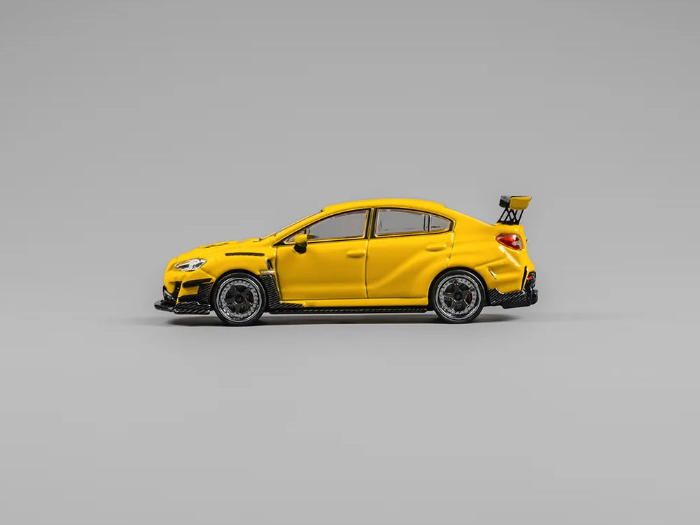 CM Model 1/64 Subaru WRX Varis Widebody Ver 2.0 Yellow