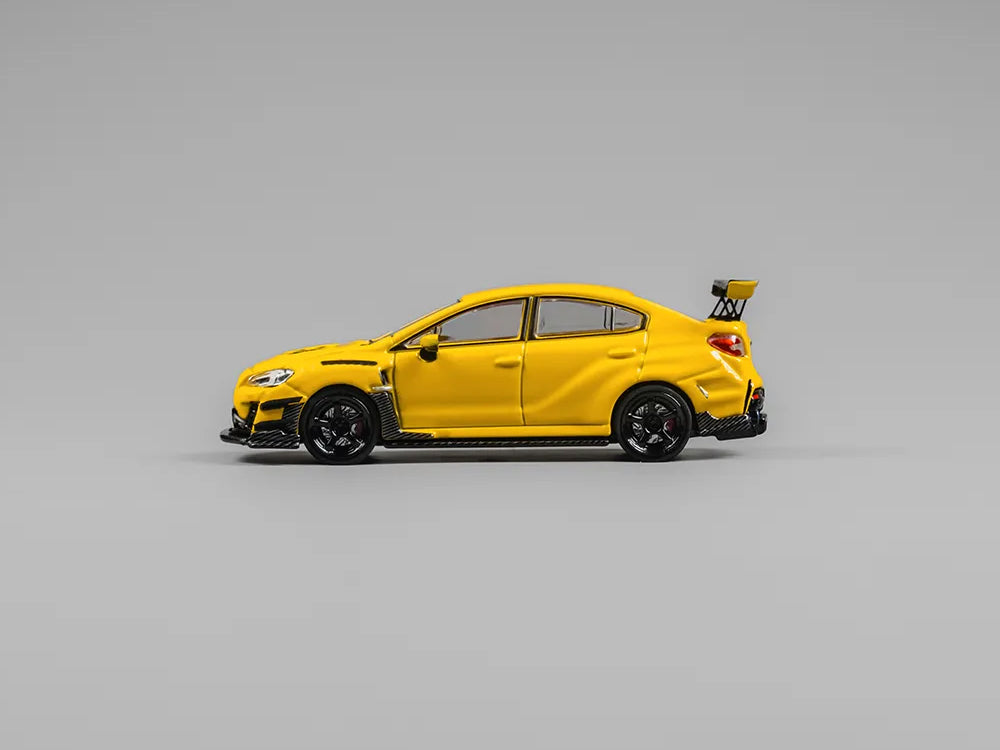 CM Model 1/64 Subaru WRX Varis Widebody Ver 2.0 Yellow