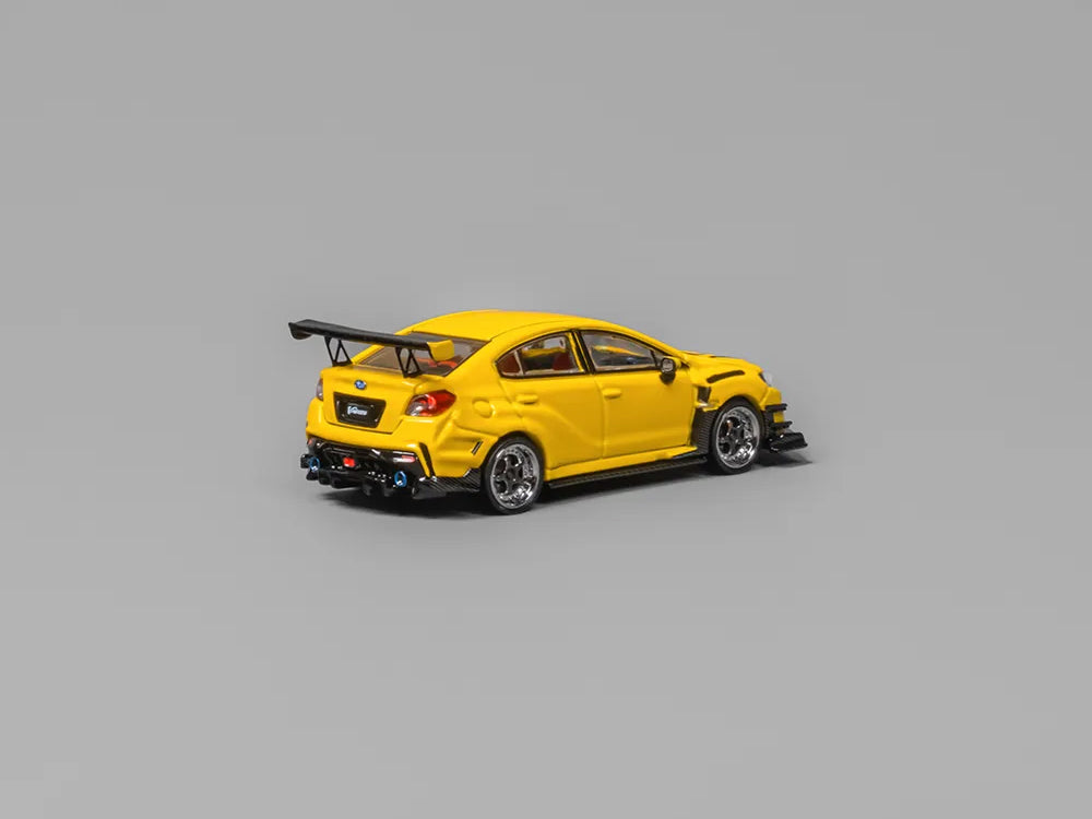 CM Model 1/64 Subaru WRX Varis Widebody Ver 2.0 Yellow