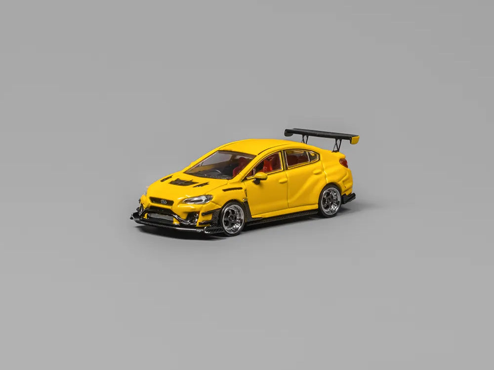 CM Model 1/64 Subaru WRX Varis Widebody Ver 2.0 Yellow