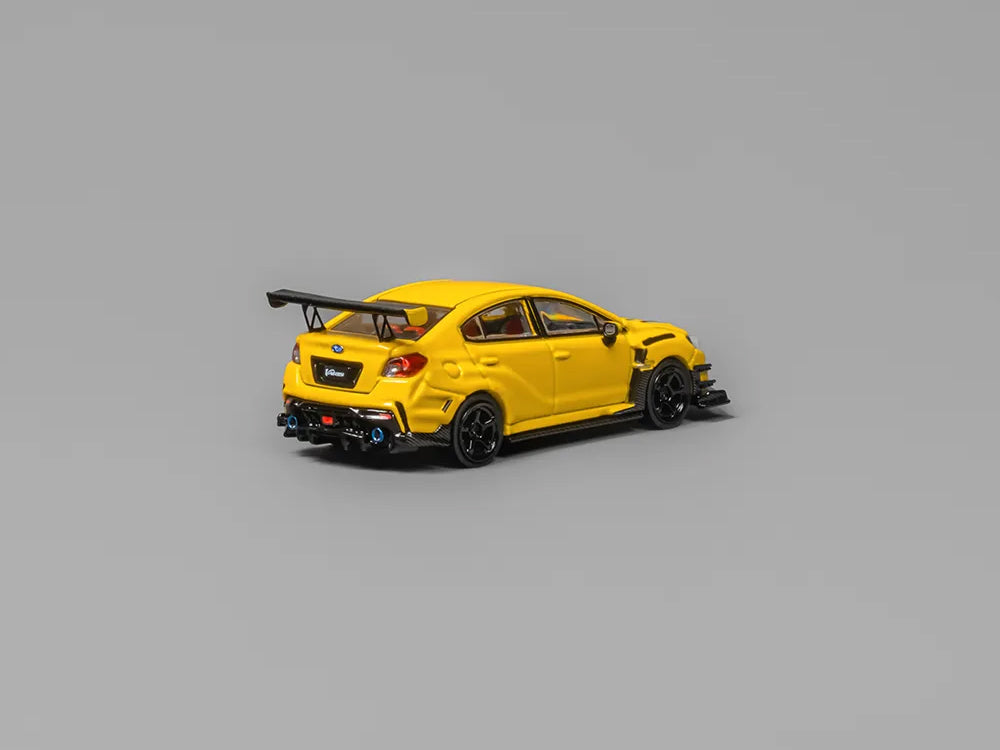 CM Model 1/64 Subaru WRX Varis Widebody Ver 2.0 Yellow
