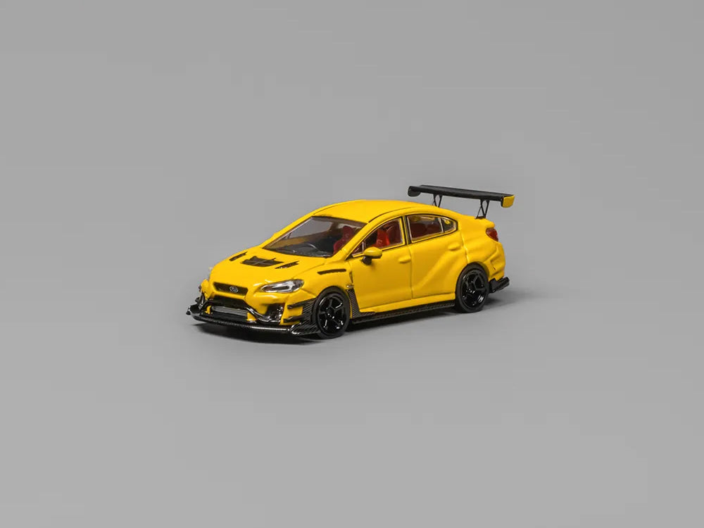 CM Model 1/64 Subaru WRX Varis Widebody Ver 2.0 Yellow