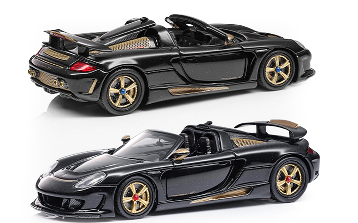 FuelMe 1/64 Porsche Gemballa Mirage GT Crystal Black