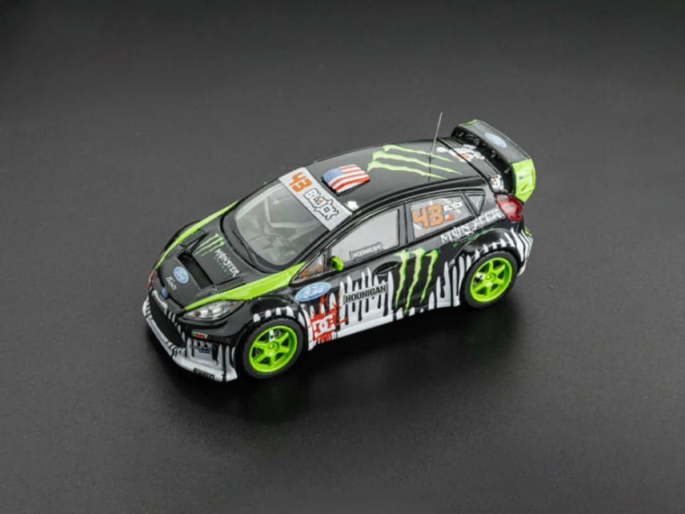 DCM 1/64 Ford Fiesta ST Ken Block #43 with Green Wheels