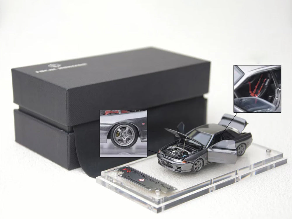 Focal Horizon 1/64 Nissan Skyline GTR R32 NISMO S-Tune Gun Grey