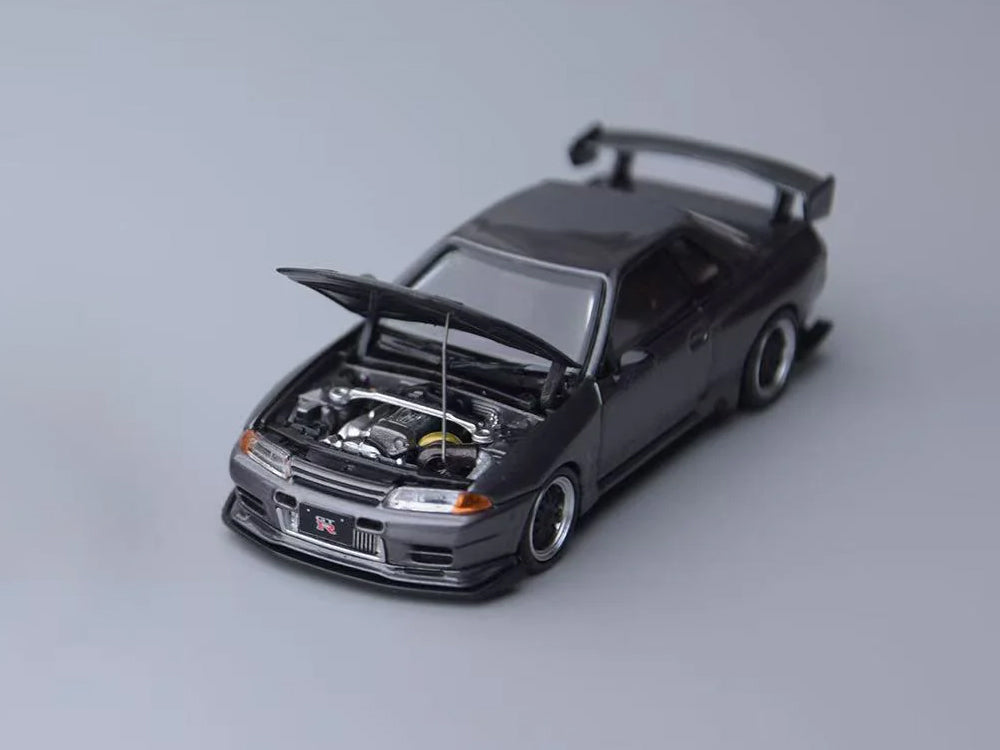 Focal Horizon 1/64 Nissan Skyline GTR R32 Top Secret Grey with Carbon Hood