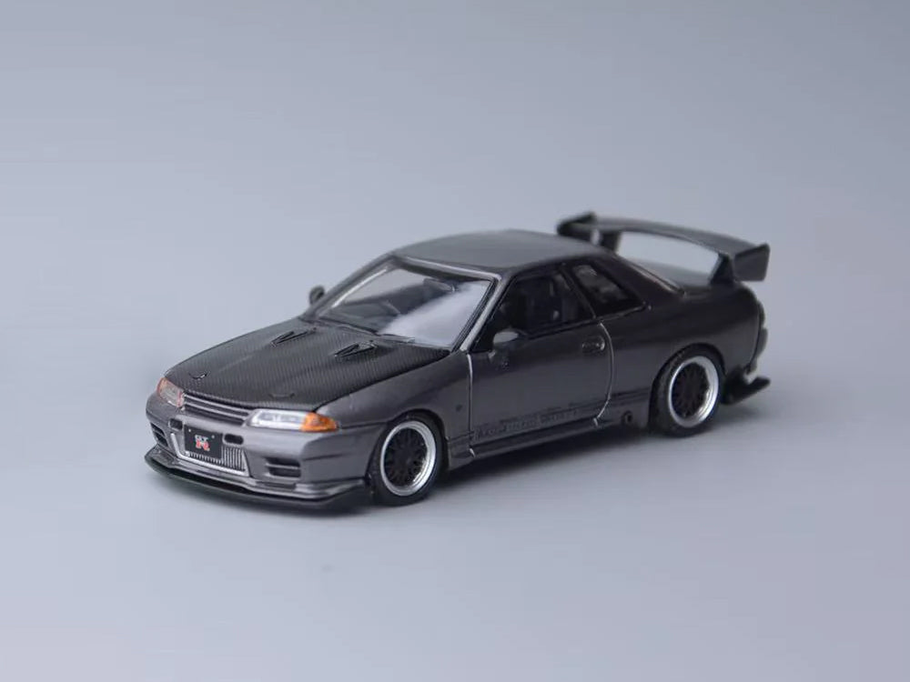 Focal Horizon 1/64 Nissan Skyline GTR R32 Top Secret Grey with Carbon Hood