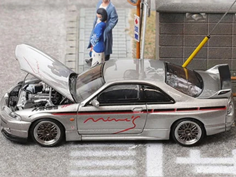 Focal Horizon 1/64 Nissan Skyline GTR R33 Mines Livery Silver