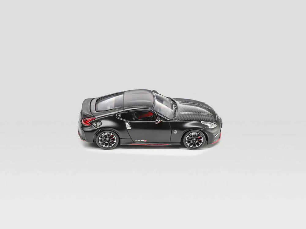 Fuji 1/64 Nissan Fairlady 370Z Z34 NISMO Version Black with Carbon Bonnet