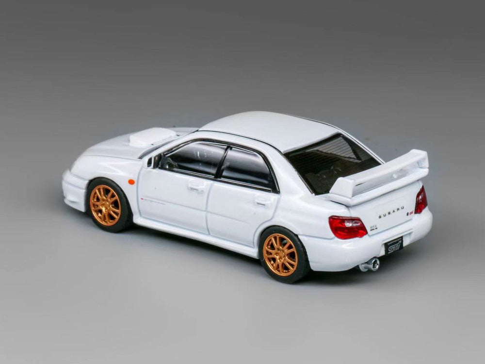 Furuya 1/64 Subaru WRX STI GD 8th Gen Sedan Pearl White