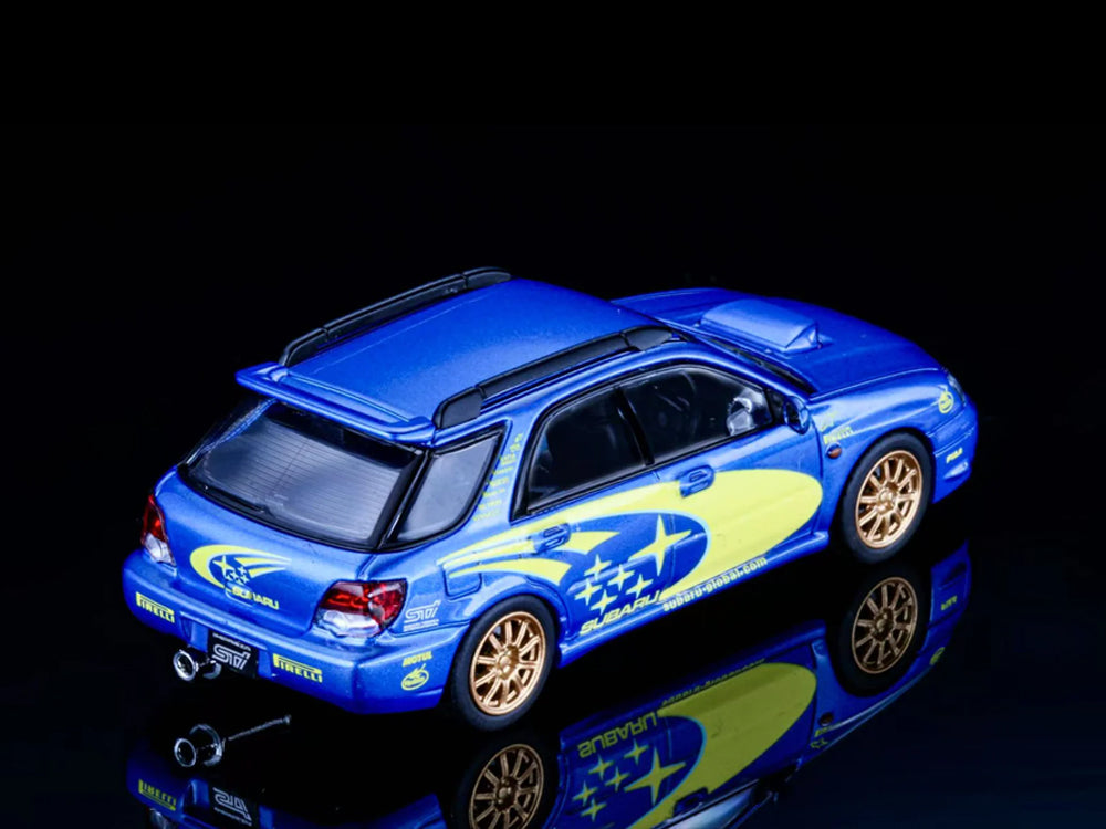 Furuya 1/64 Subaru WRX STI GD 8th Gen Wagon Rally Blue WRC Livery