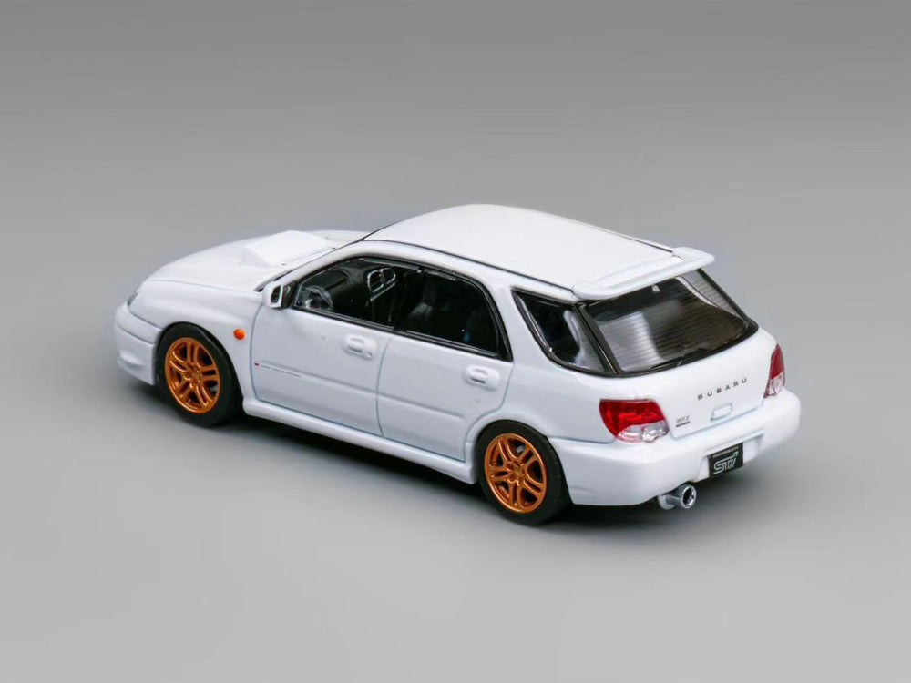 Furuya 1/64 Subaru WRX STI GD 8th Gen Wagon Pearl White