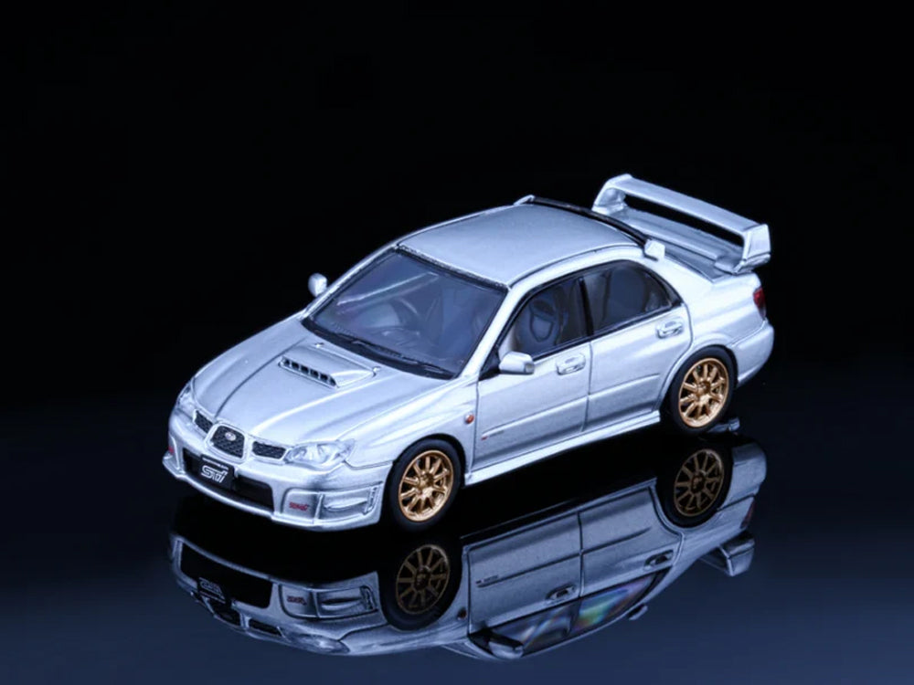 Furuya 1/64 Subaru WRX STI GD 9th Gen Sedan Silver