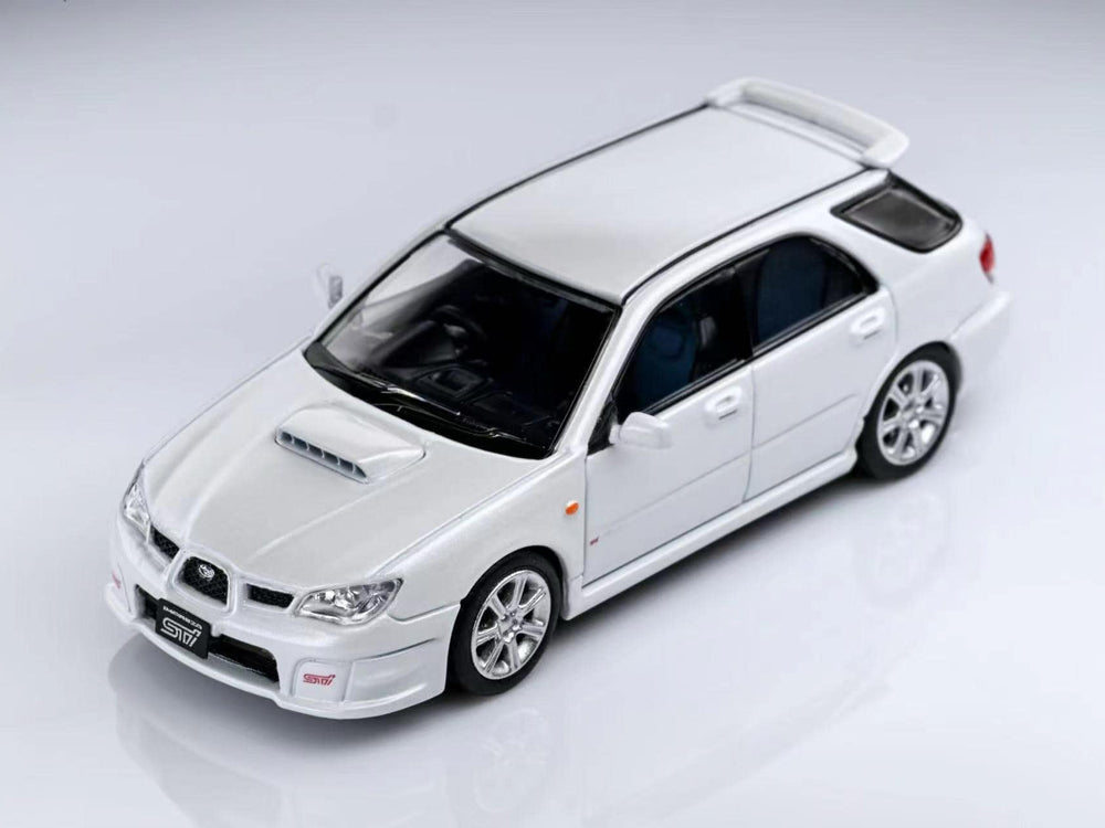 Furuya 1/64 Subaru WRX STI GG 8th Gen Wagon Pearl White - Diecast Toyz Australia