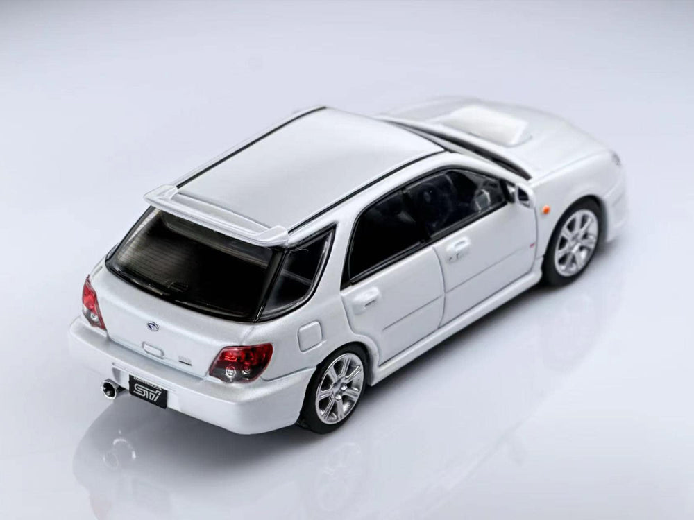 Furuya 1/64 Subaru WRX STI GG 8th Gen Wagon Pearl White - Diecast Toyz Australia