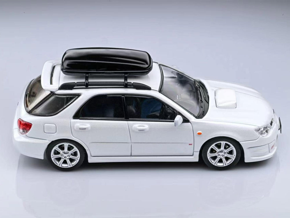 Furuya 1/64 Subaru WRX STI GG 8th Gen Wagon Pearl White - Diecast Toyz Australia