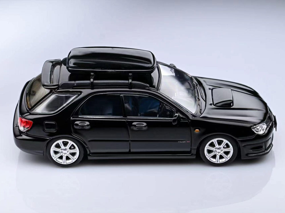 Furuya 1/64 Subaru WRX STI GG 9th Gen Wagon Black - Diecast Toyz Australia