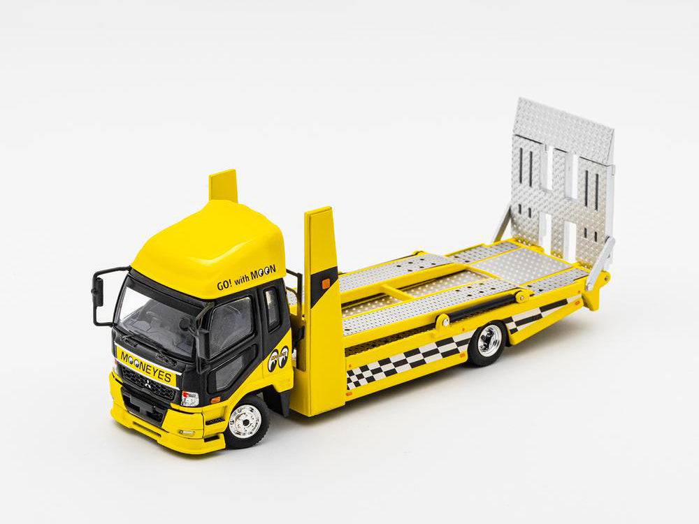 GCD 1/64 Mitsubishi Fuso Double Decker Car Transporter Mooneyes Livery