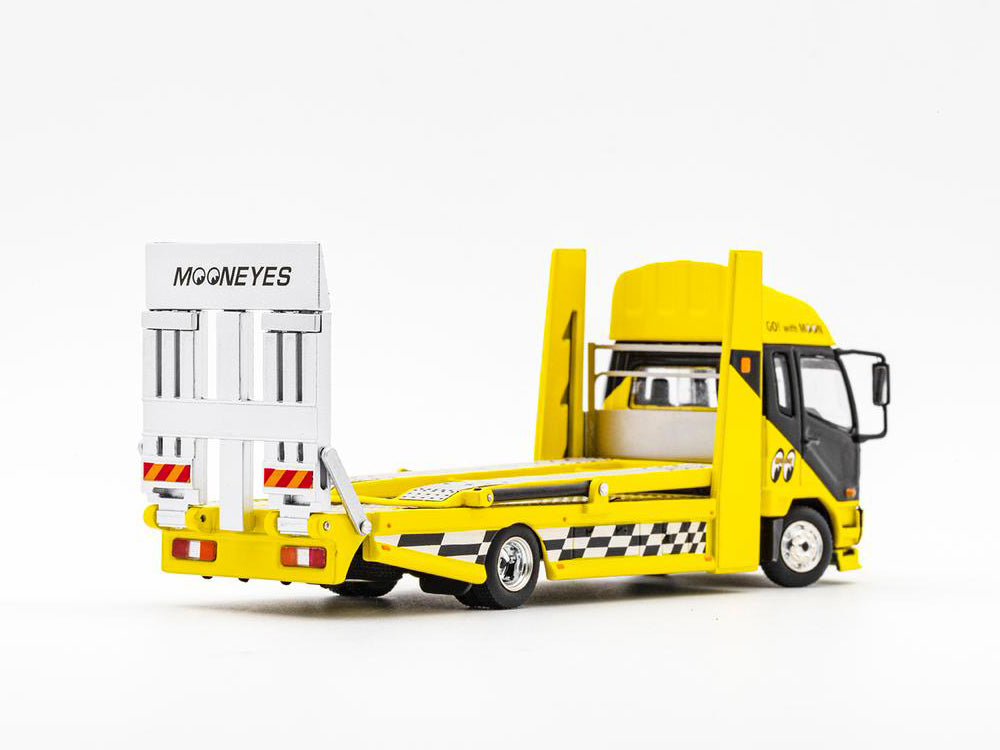 GCD 1/64 Mitsubishi Fuso Double Decker Car Transporter Mooneyes Livery