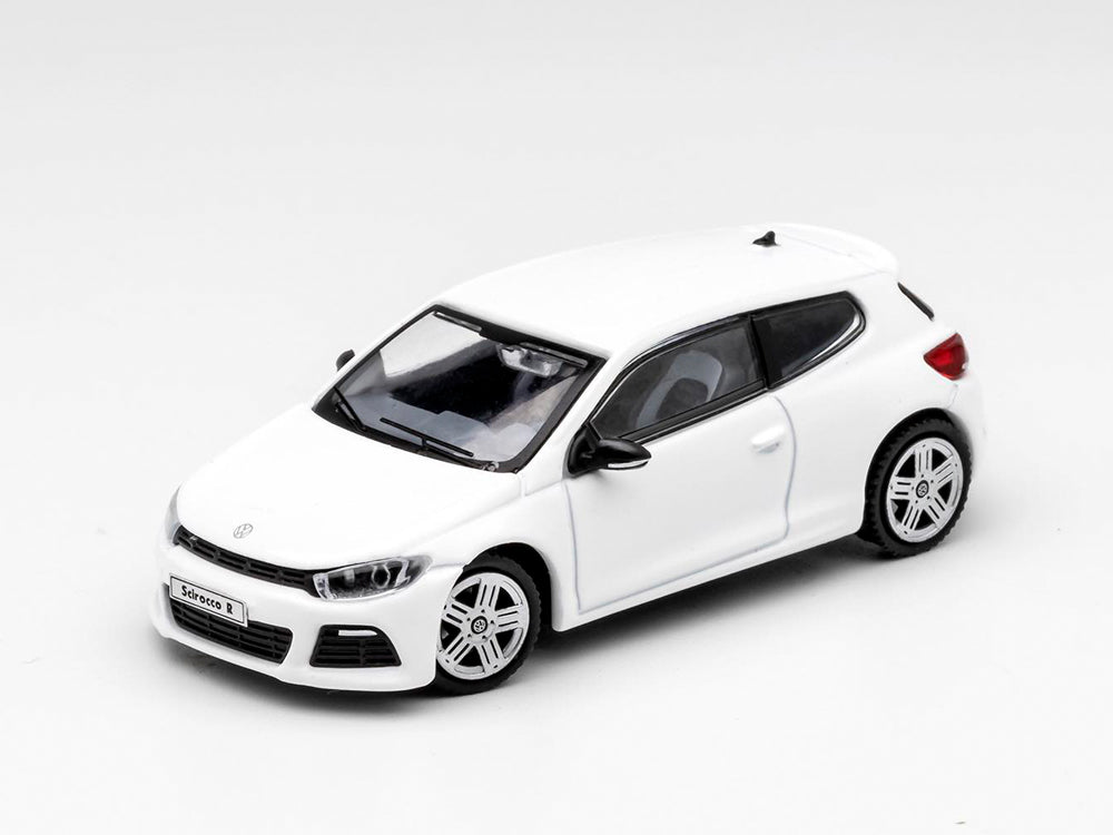 GCD 1/64 Volkswagen Scirocco R White - Diecast Toyz Australia