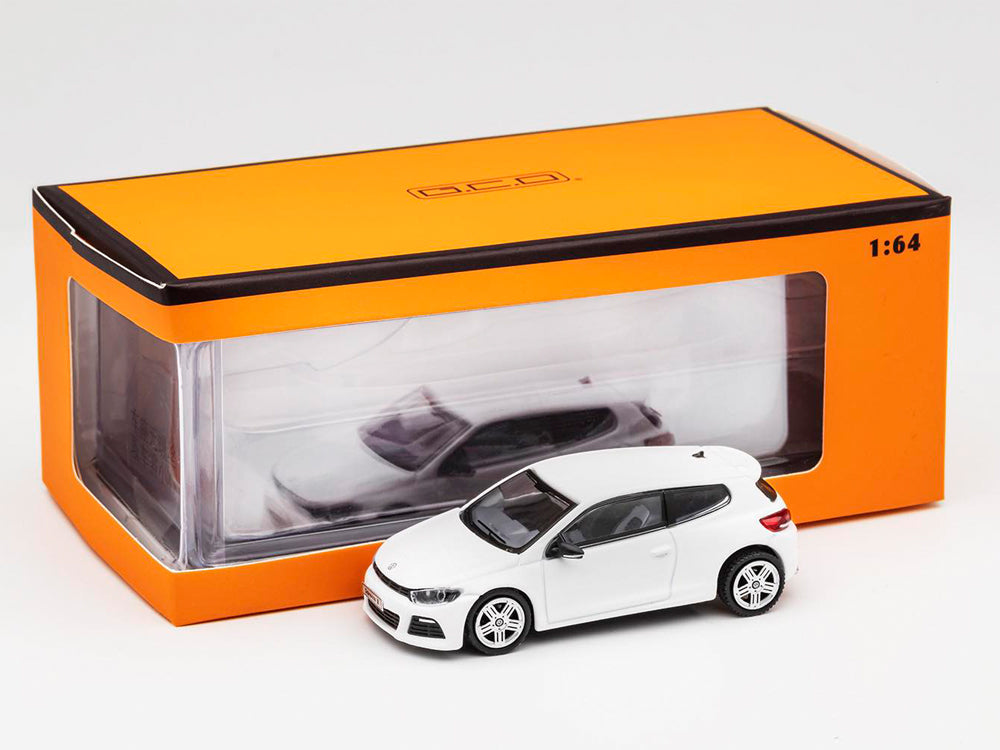 GCD 1/64 Volkswagen Scirocco R White - Diecast Toyz Australia