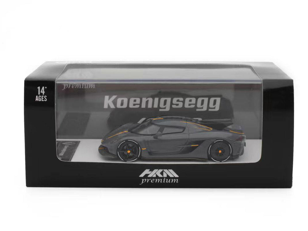 HKM 1/64 Koenigsegg Jesko Absolut Dark Grey - Diecast Toyz Australia