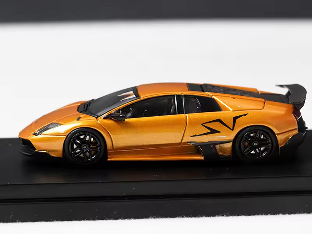 High Rev Model 1/64 Lamborghini Murcielago LP670 SV Orange