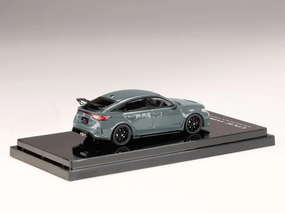 Hobby Japan 1/64 Honda Civic Type R FL5 Racing Black Package 2025 Gray Metallic