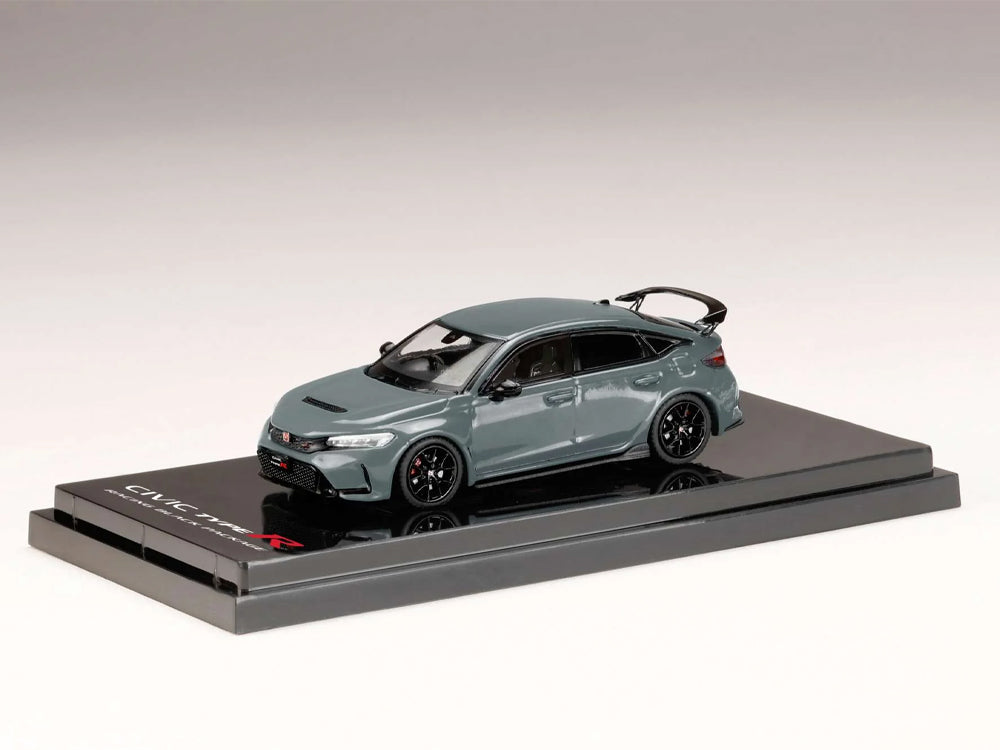 Hobby Japan 1/64 Honda Civic Type R FL5 Racing Black Package 2025 Gray Metallic