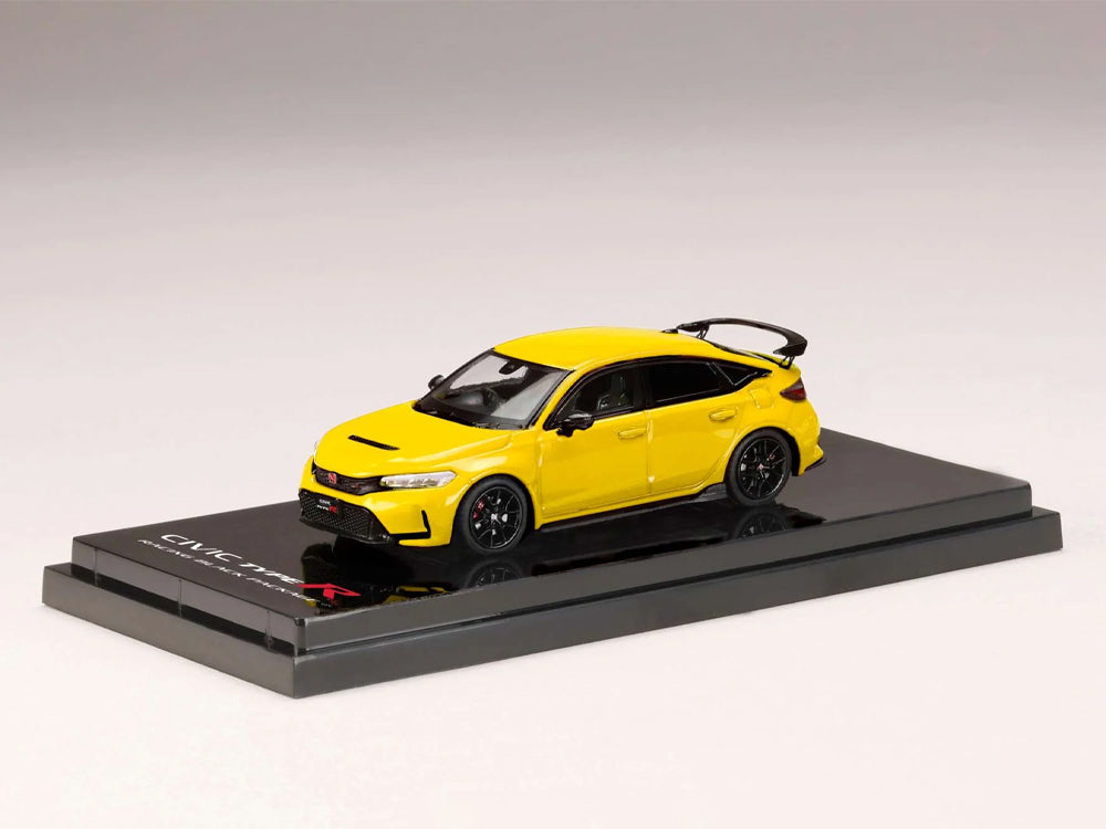 Hobby Japan 1/64 Honda Civic Type R FL5 Racing Black Package 2025 Yellow