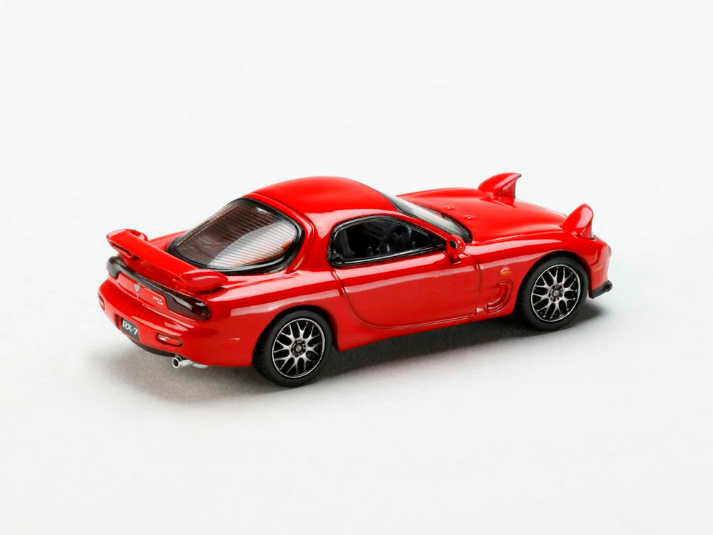 Hobby Japan 1/64 Mazda RX7 FD3S Type RS Customized Version Red - Diecast Toyz Australia