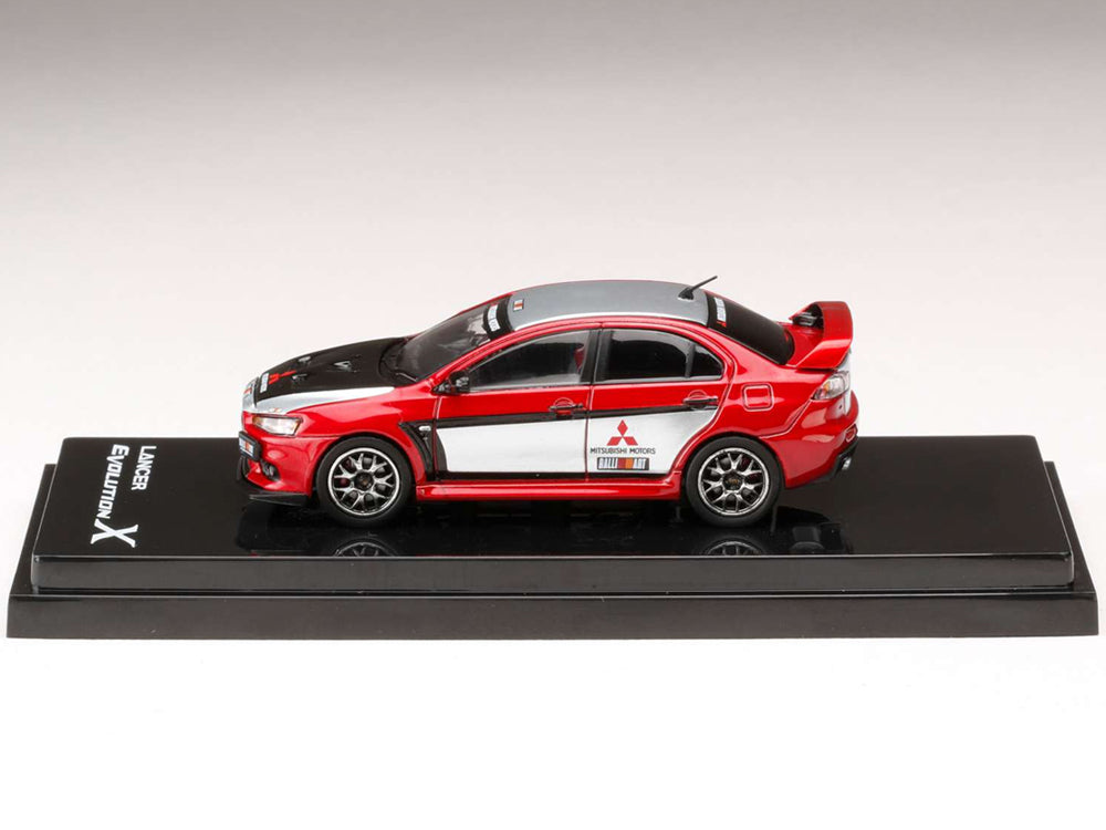 Hobby Japan 1/64 Mitsubishi Lancer Evolution X Ralliart Red - Diecast Toyz Australia