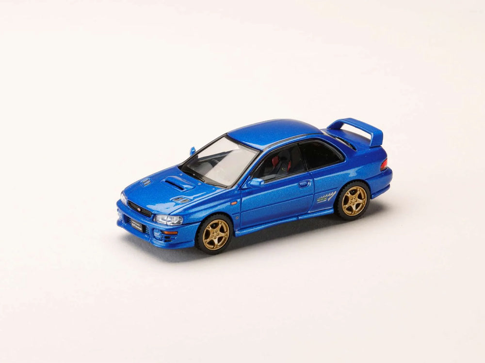 Hobby Japan 1/64 Subaru Impreza Pure Sports Coupe WRX Type R STI Version Blue