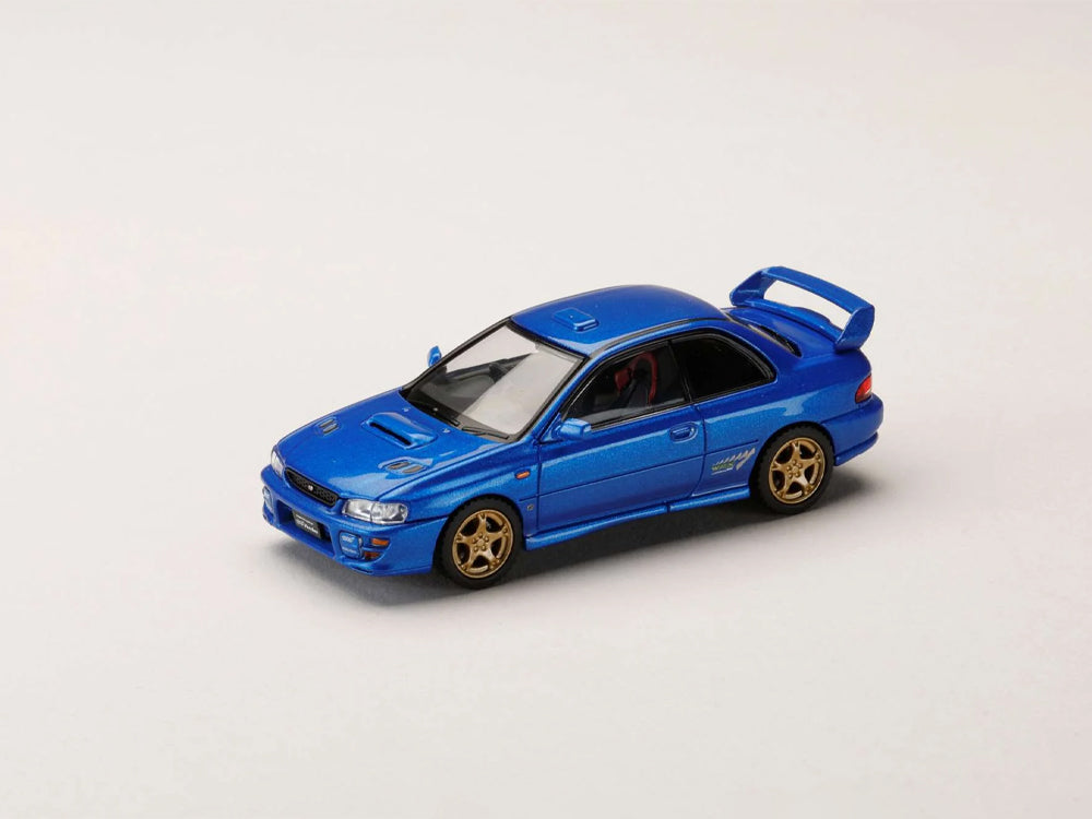 Hobby Japan 1/64 Subaru Impreza Pure Sports Coupe WRX Type R STI Version V Limited Blue
