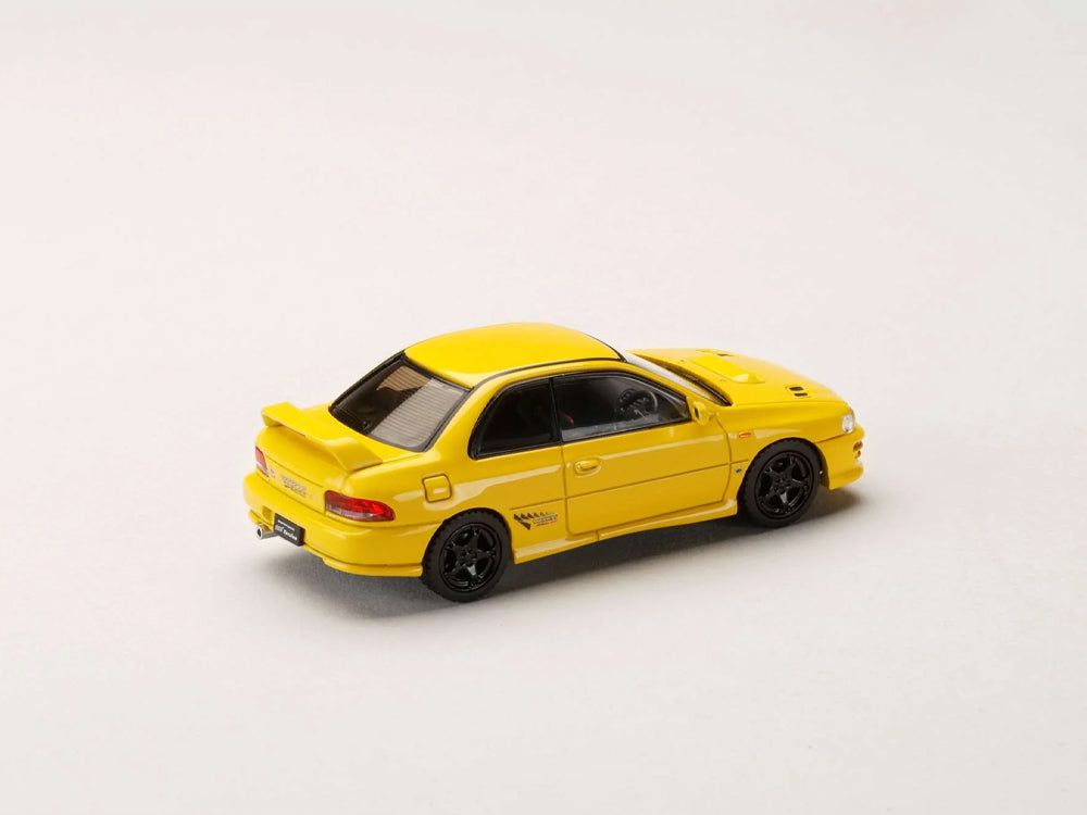 Hobby Japan 1/64 Subaru Impreza Pure Sports Coupe WRX Type R STI Version Yellow