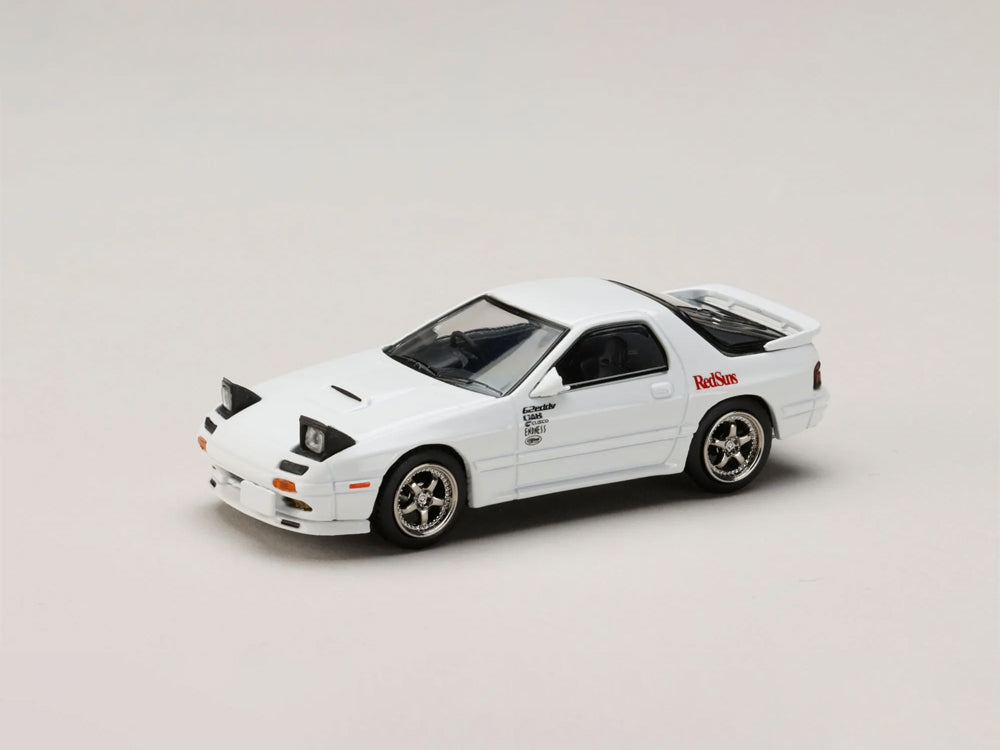 Hobby Japan x JDM64 1/64 Mazda RX7 FC3S Red Suns Ryosuke Takahahi vs Takumi Fujiwara Initial D