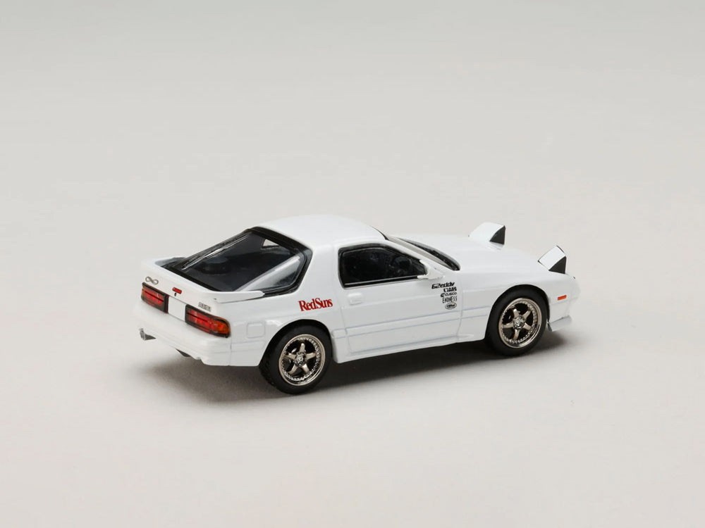 Hobby Japan x JDM64 1/64 Mazda RX7 FC3S Red Suns Ryosuke Takahahi vs Takumi Fujiwara Initial D