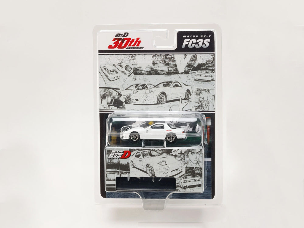 Hobby Japan x JDM64 1/64 Mazda RX7 FC3S Red Suns Ryosuke Takahahi vs Takumi Fujiwara Initial D