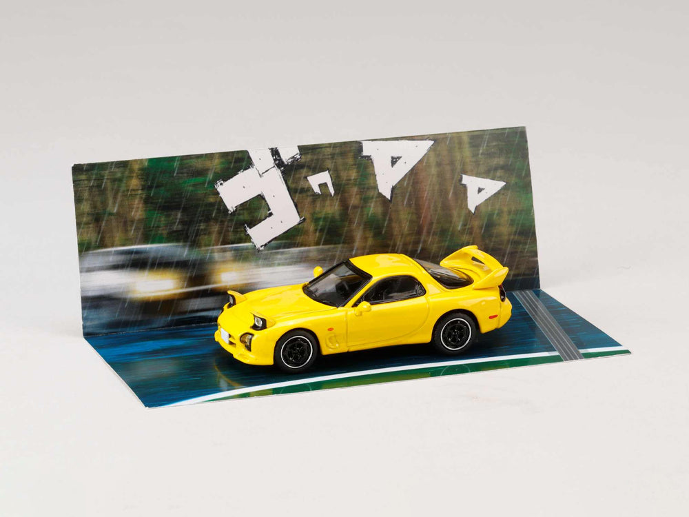 Hobby Japan x JDM64 1/64 Mazda RX7 FD3S Project D Keisuke Takahashi vs Wataru Akiyama