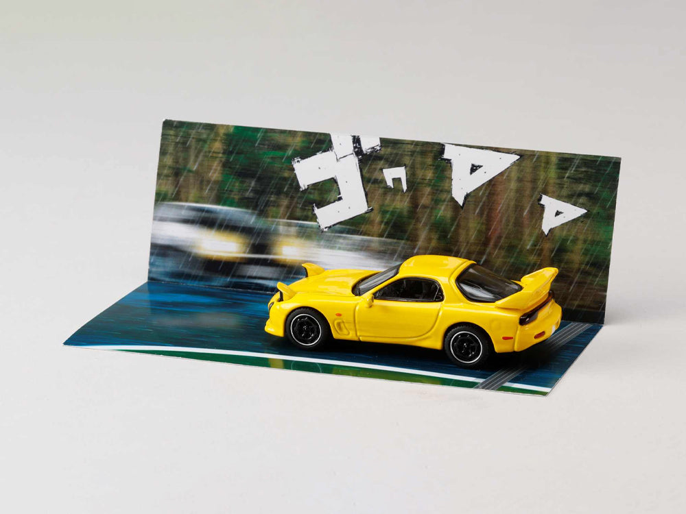 Hobby Japan x JDM64 1/64 Mazda RX7 FD3S Project D Keisuke Takahashi vs Wataru Akiyama