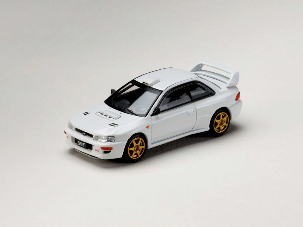 Hobby Japan x JDM64 1/64 Subaru Impreza 22B STi Version GC8 JDM Style Feather White