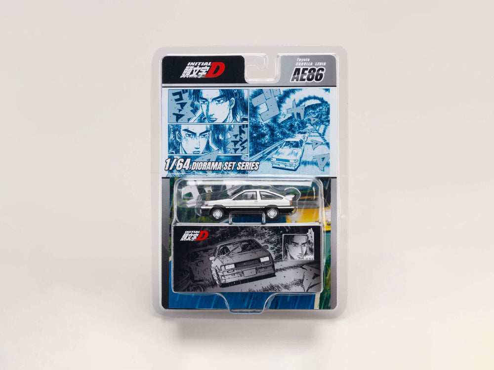 Hobby Japan x JDM64 1/64 Toyota Corolla Levin AE86 Wataru Akiyama vs Keisuke Takahashi Initial D