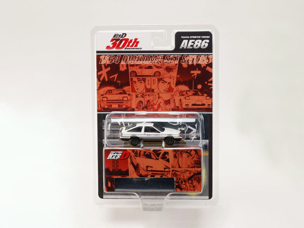 Hobby Japan x JDM64 1/64 Toyota Sprinter AE86 vs Keisuke Takahashi Initial D