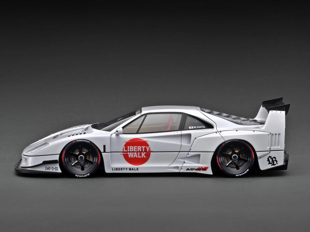 Ignition Model 1/18 LB Works F40 White