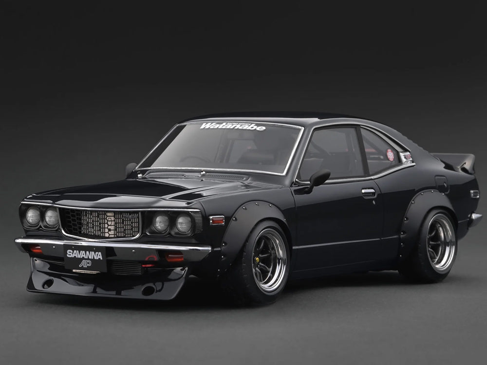 Ignition Model 1/18 Mazda Savanna S124A Semi Works Black