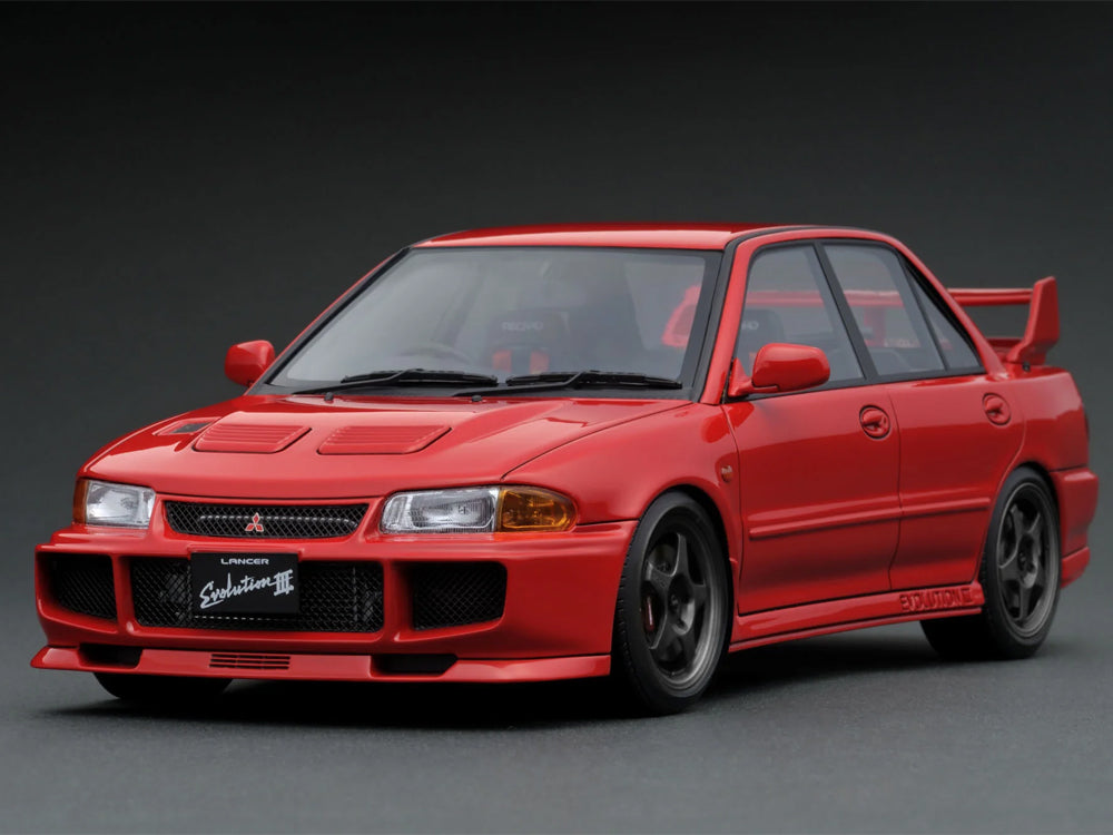 Ignition Model 1/18 Mitsubishi Lancer Evolution III GSR CE9A Red - Diecast Toyz Australia