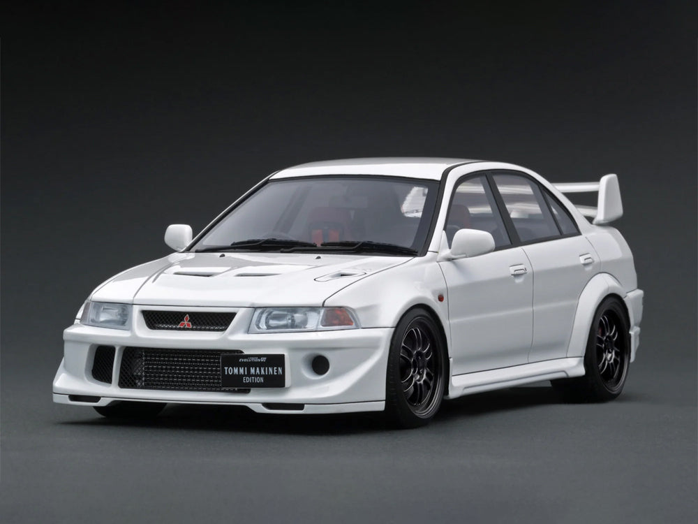 Ignition Model 1/18 Mitsubishi Lancer Evolution VI GSR T.M.E CP9A White - Diecast Toyz Australia